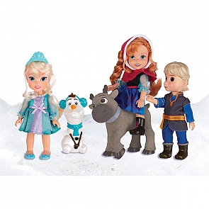 Игровой набор из серии Холодное Сердце - Принцессы Дисней, 5 кукол, 15 см. (Disney Princess, 310310)